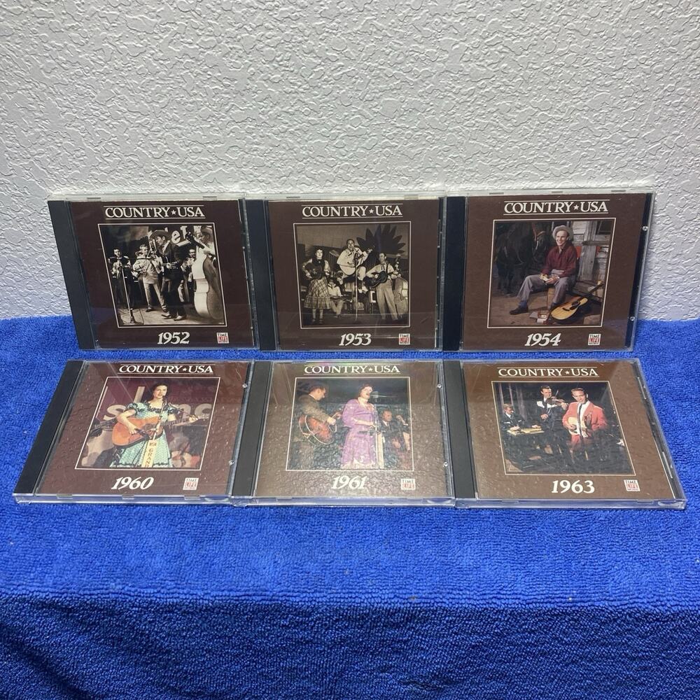 TIME LIFE Country USA CD Lot 1950s 1960s 6 CDs